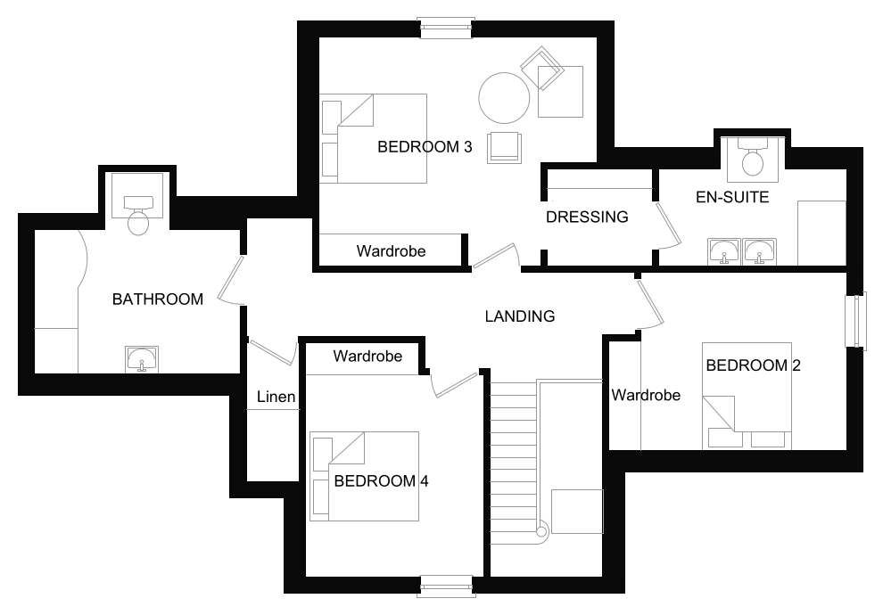 First Floor Plan, Ranaghan